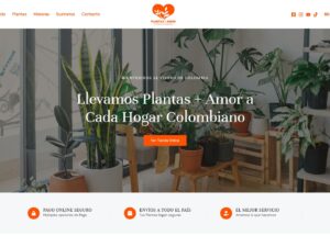 Tienda Online Prediseñada de Plantas y Materas