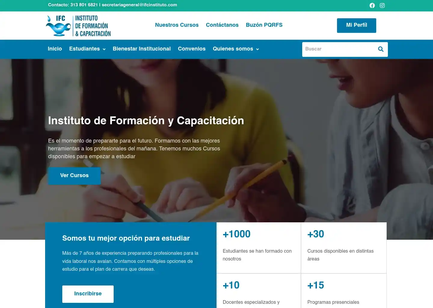 Instituto IFC web