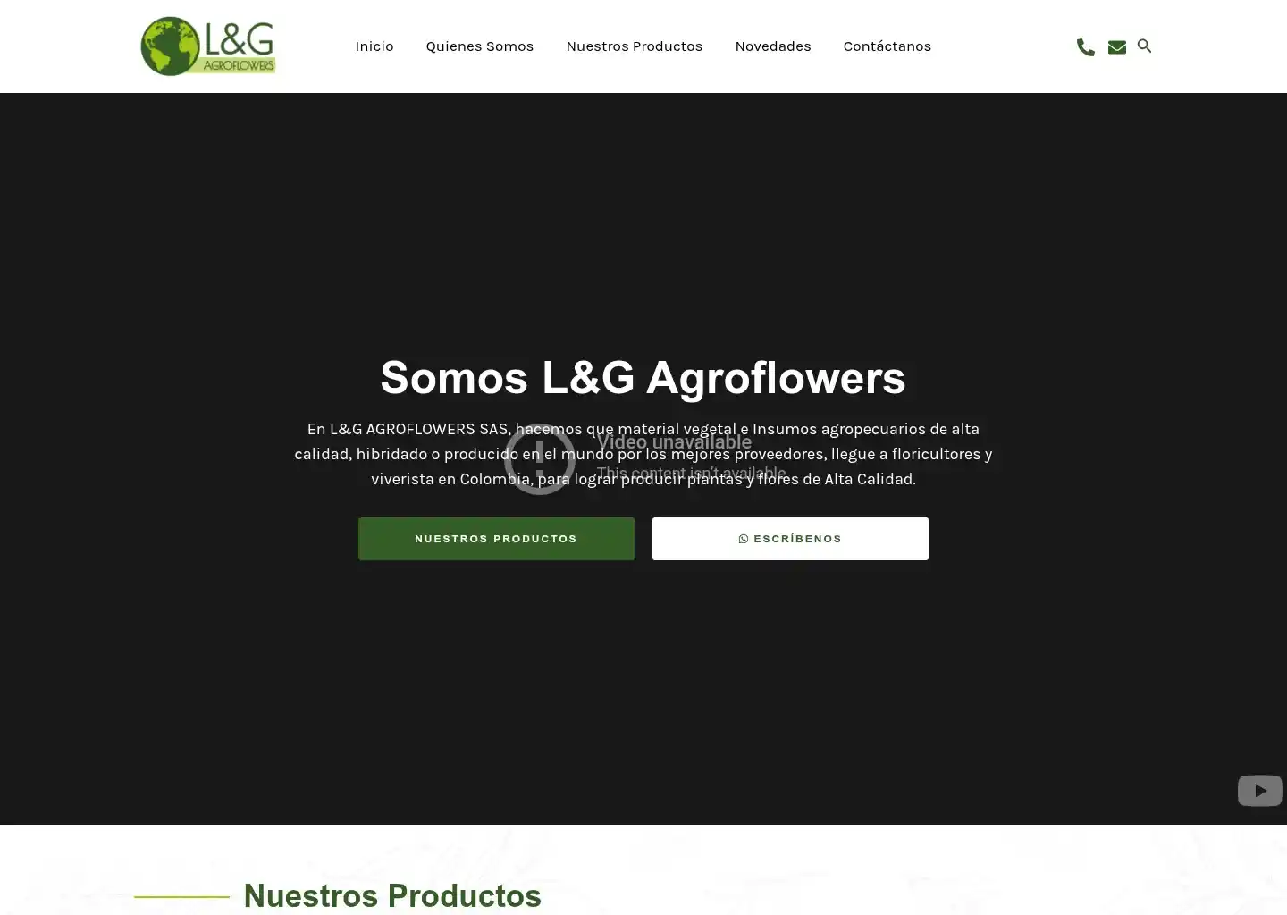 LYG Agroflowers web